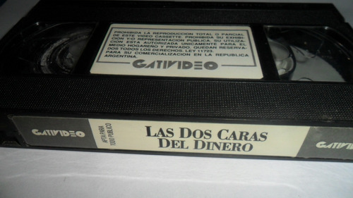 Vhs Las Dos Caras Del Dinero