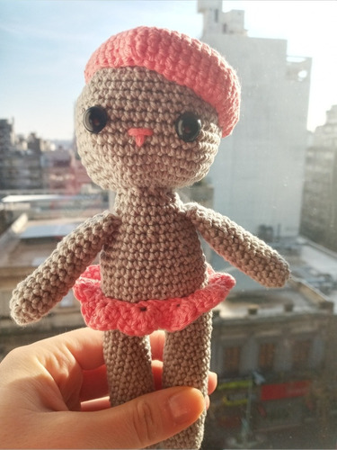 Imagen 1 de 1 de Muñeca Tejida En Crochet, Amigurumis
