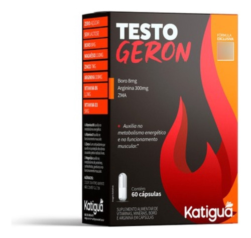 Testogeron 500 Mg 60 Caps Katigua 