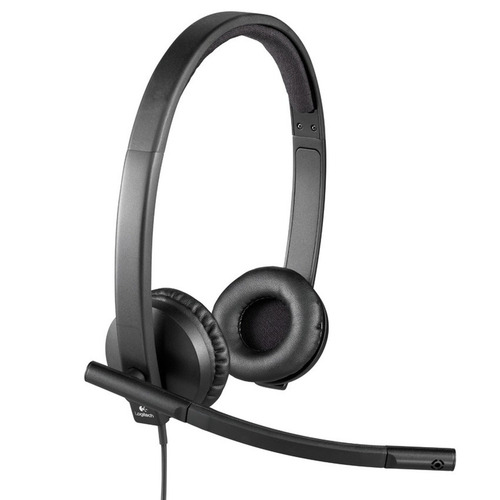 Imagen 5 de 9 de Diadema Logitech Usb Headset Stereo H570e, Lync Cisco Skype