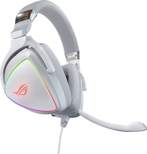 Auricular Gamer Asus Rog Delta White Pro Quad-dac Rgb Usb-c 