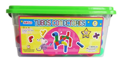 Armatodo Tubos Conectores X50 Piezas Juegos Didácticos