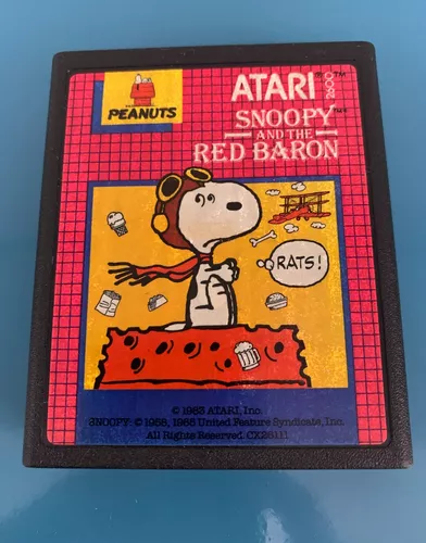 SNOOPY AND THE RED BARON (ATARI 2600, 1983)