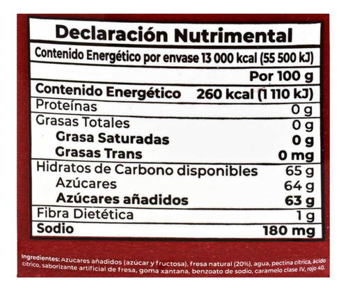 Mermelada De Fresa San Andrés 5kg Envío Gratis