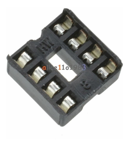 15 Pcs Base Para Integrado 8 Pines Dip-8 Ic Soldable