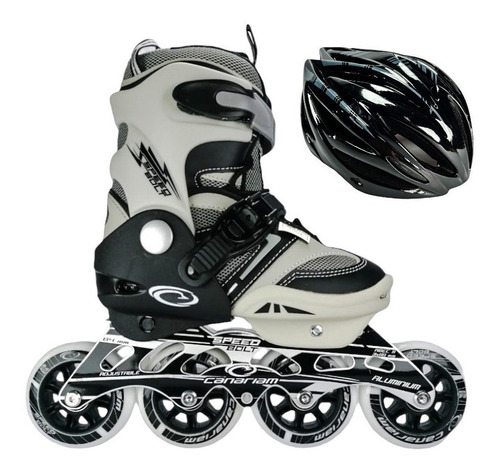 Patines Semiprofesionales Canariam Speed Bolt Casco Twister