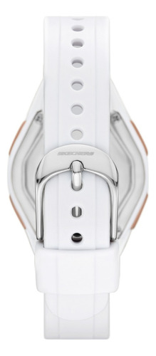 Reloj Mujer Skechers Sr2145 De Poliuretano Blanco