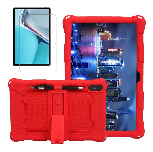  Funda Para Tablet Huawei Matepad 11 2021 De Silicón + Mica