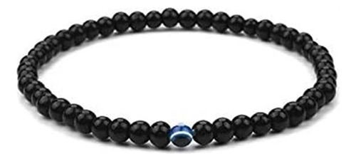 4 Piezas De Pulsera Elástica Con Cuentas De Cristal De Ojo M