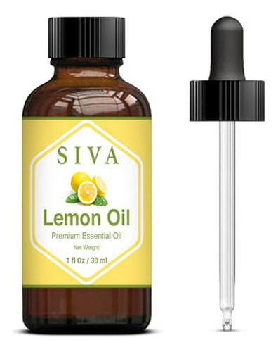 Aceite Esencial De Limón Siva - 30ml Con Gotero.