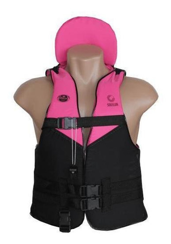 Colete Salva Vidas Infantil Praia Piscina Barco 15kg Rosa