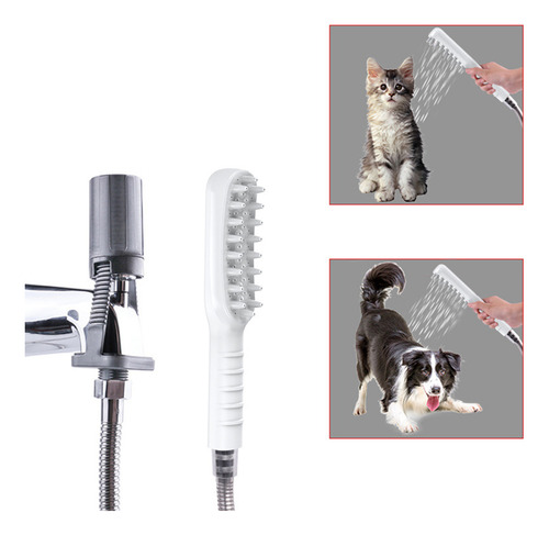 Nuevo Spray De Ducha Para Mascotas, Peine De Masaje Y Lavado