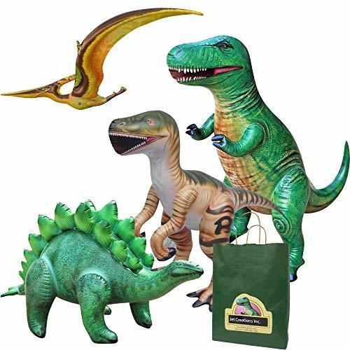 Jet Creations - Combo De Dinosaurios Inflables, Paq. De 4, T