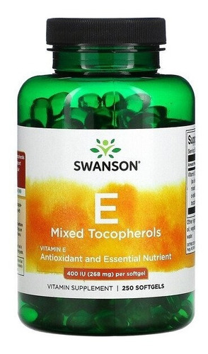 Swanson | Vitamin E | D-alpha | 400 Iu | 250 Softgels