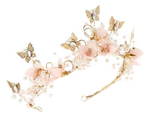 Xiaery Diadema Con Forma De Corona De Mariposa For Niños,