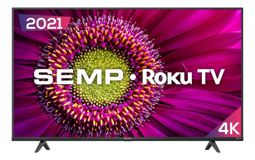Smart Tv 50'' 4k Rk8500 Roku Uhd Hdr Wifi 4 Hdmi 1 Usb Semp