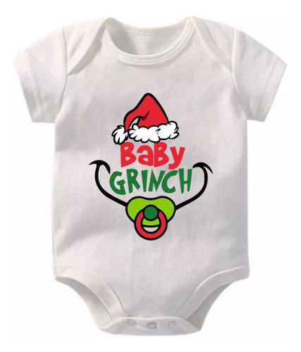 Body Bebe Pilucho Personalizado Grinch