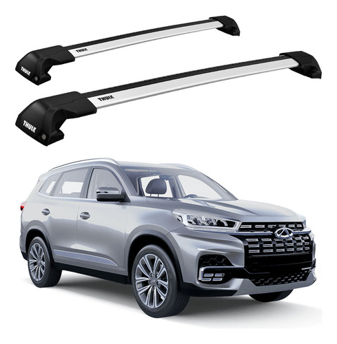 Rack Thule Wingbar Edge Tiggo 8 C/ Trilhos Embutidos 22 -
