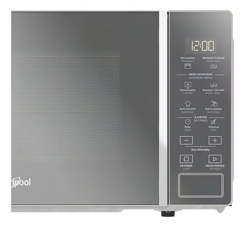 Horno Microondas Whirlpool De Mesa Wm1807d 120v Plateado 20l
