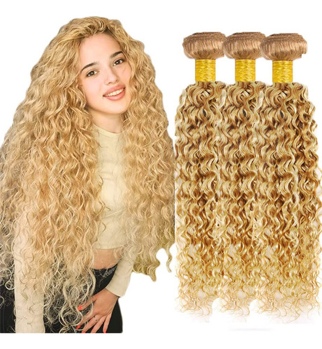 Paquete De 3 Paquetes De Ondas Rizadas P27/613 Para Mujeres,