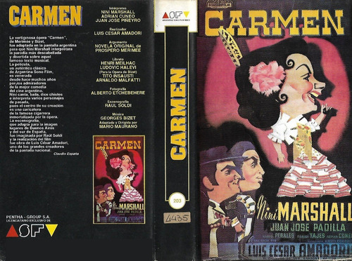 Carmen Vhs Niní Marshall Juan José Padilla Asfv