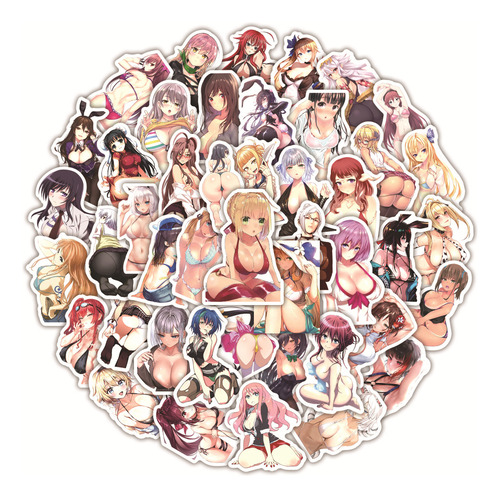 Pegatinas De Pinup Hentai De 10/30/50/100 Piezas Sexy Anim