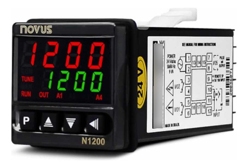 Controlador Universal De Processos Novus N1200 24v