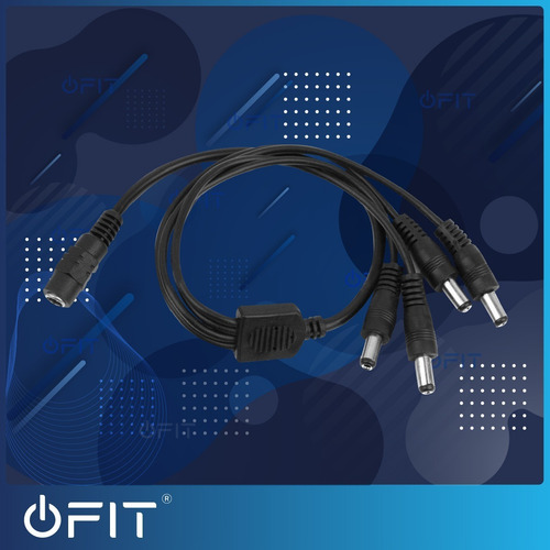 Imagen 5 de 9 de Splitter Pulpo Alimentación 1x4 Cctv Camaras