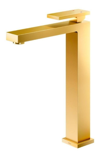 Misturador Monocomando Bica Alta New Edge Ouro Polido Docol