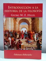 Comprar Introducción A La Historia De La Filosofía - Hegel
