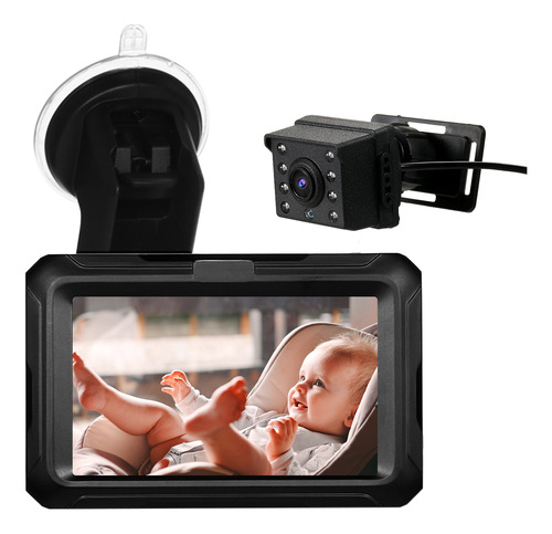 Espejo Para Bebés Invigilator 1080p, Ancho Con Función