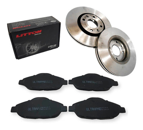 Kit Discos Y Pastillas Citroen C4 Lounge 2012- 1.6 Hdi Dela