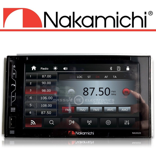 Pantalla De 6.2 Plg Nakamichi Na3020 Mirrorlink Usb Dvd Usb
