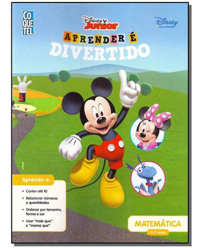 Aprender E Divertido - Disney Junior Matematica, De Vários Autores. Editora Coquetel, Capa Mole Em Português, 2017