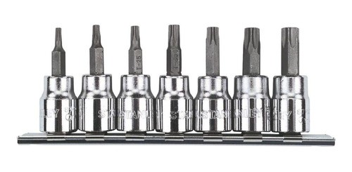 Copas Con Puntas Torx Jgo 7 Pzs Stanley T15-t50 87-342