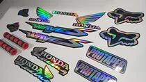 Comprar Kit Calcos De Vinilo Honda Wave S Tornasoladas + Cubre Freno
