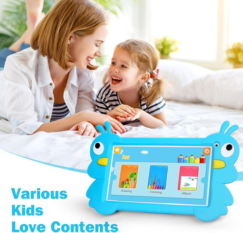 Android 10'' Tablet 7 Para Niños 2gb Ram + 32gb Rom, Azul