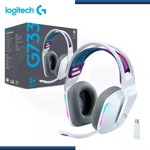 Headset Logitech Gamer G733 Inalambrico Lightspeed White