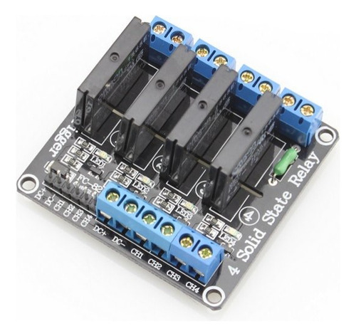 Modulo De 4 Relevadores Estado Solido Ssr 5v Relay - Arduino