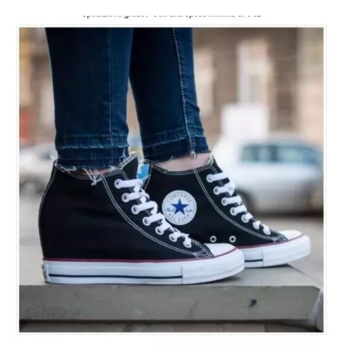 Tenis Converse Dama Con Tacón Interno En Lona venta en Venustiano Carranza Federal por $ 1,570.00 - Mexico