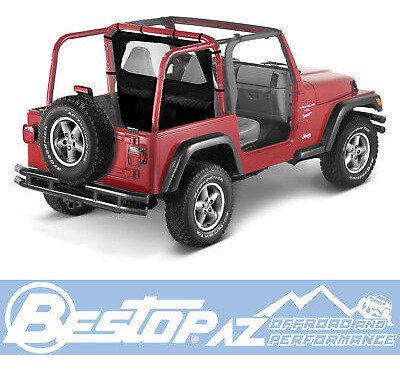 Bestop Windjammer For '97-'02 Jeep Wrangler Tj Black Den Zzf