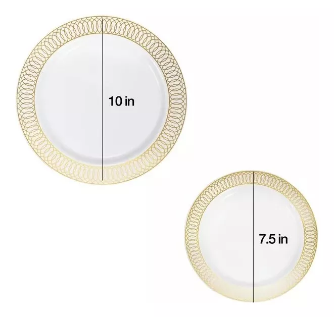 Tercera imagen para búsqueda de platos desechables elegantes