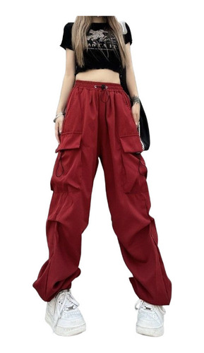 Pantalones De Chándal Harajuku Baggy Cargo Para Mujer