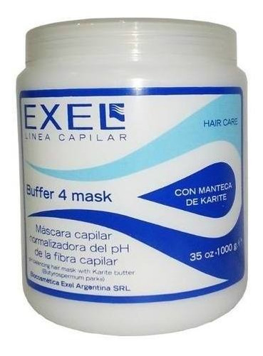 Mascara Capilar Exel Buffer 4 Cabello Baño De Crema 1 Kg