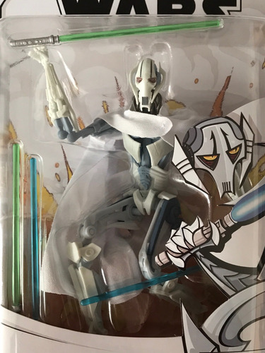 General Grievous Clone Wars Cartoon Network Black Series 6pg (Usado)