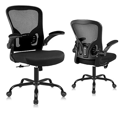 Silla De Oficina Ergonómica Con Respaldo Lumbar Y Ruedas Gir