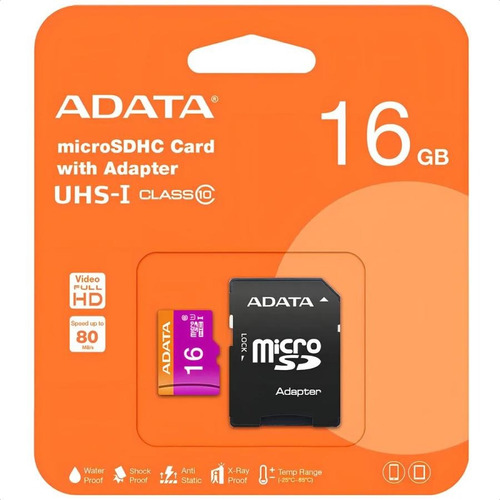 Kit De 20 Memoria Adata Con Adaptador Sd 16gb
