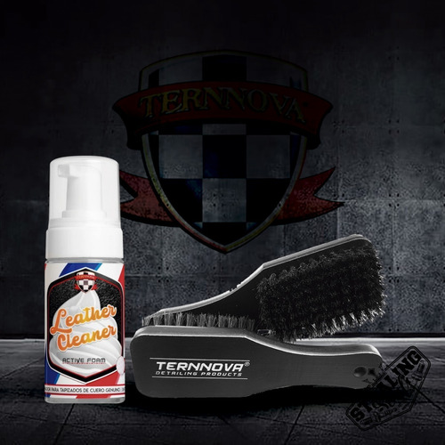 Ternnova | Kit / Combo Limpieza Cuero + Cepillo #1 | Leather