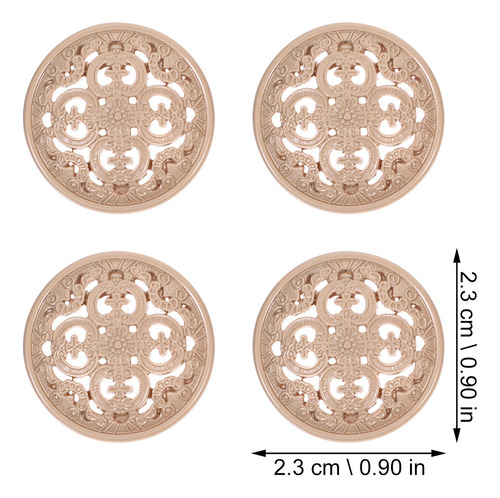 30 Elegantes Botones Huecos Con Hebilla Metálica De 23 Mm He