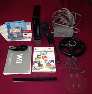 Consola Nintendo Wii Negro, Gratis Mario Kart + Timon